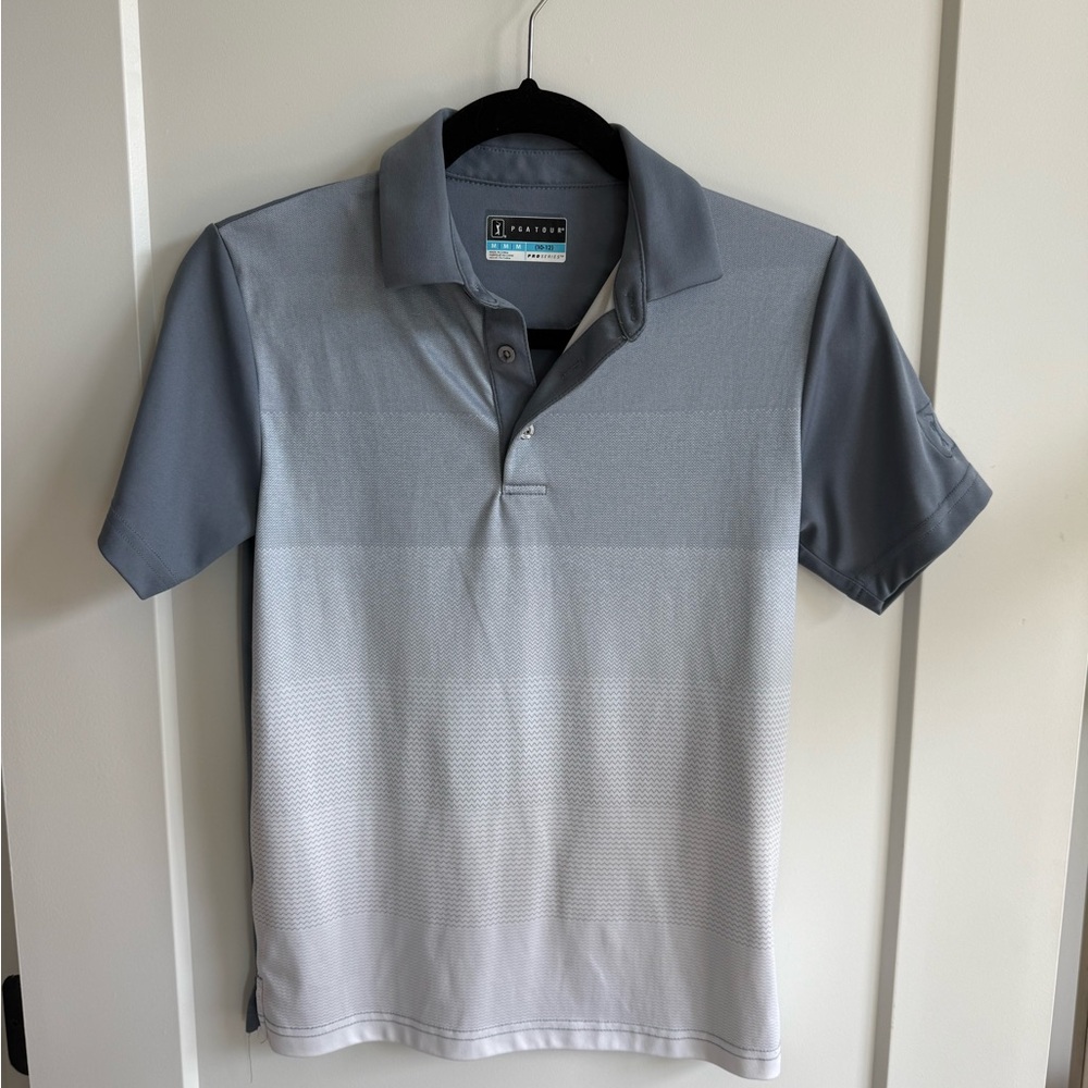 PGA Tour Gray Kids Polo Shirt